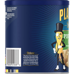 Planters Deluxe Pistachio Mix, Salted, 14.5 Ounce Canister